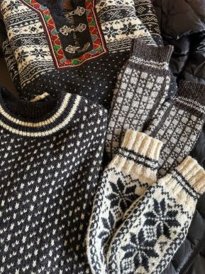 Norwegian knitting patterns - Islender, Lusekofte and Selbuvotter